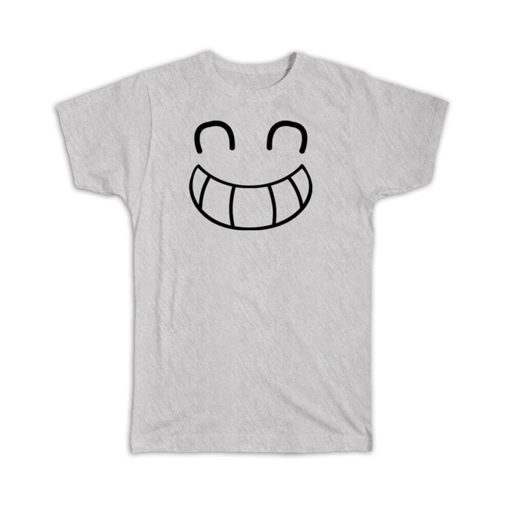 Gift T-Shirt : Cute Face Geek Funny Symbol Modern Emoji Smile | eBay