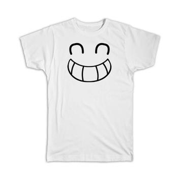 Cute Face : Gift T-Shirt Geek Funny Symbol Modern Emoji Smile