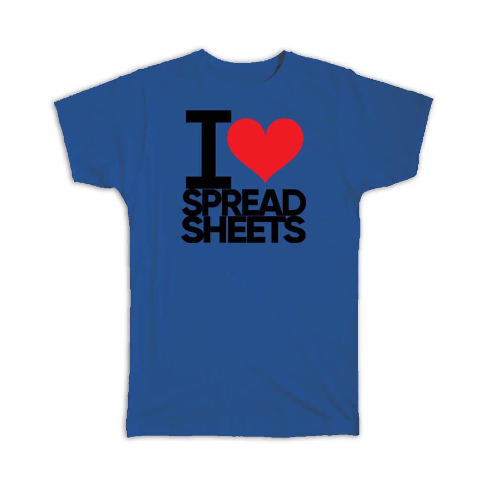 i love excel t shirt