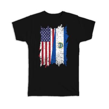 United States El Salvador : Gift T-Shirt American Salvadorean