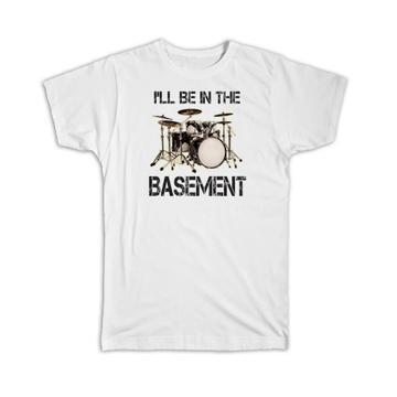 Drums Photo Wall Poster Decor : Gift T-Shirt Musical Print Humor Instrument