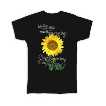 In Memory Mom Sunflower : Gift T-Shirt After Loss Lost Loved One Grieving Flower