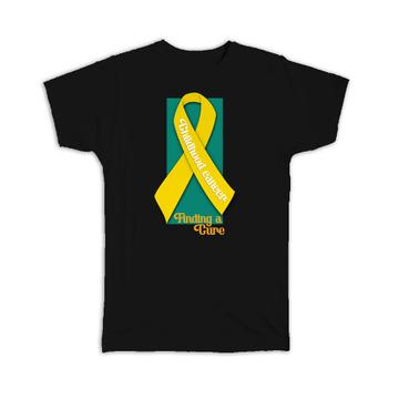 Childhood Cancer Finding A Cure : Gift T-Shirt Awareness Get Well Health Kids Campaign