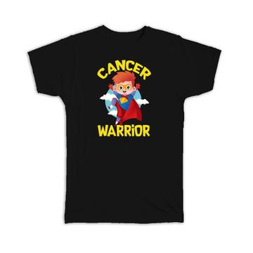 Cancer Warrior : Gift T-Shirt Childhood Awareness Superhero Support Survivor