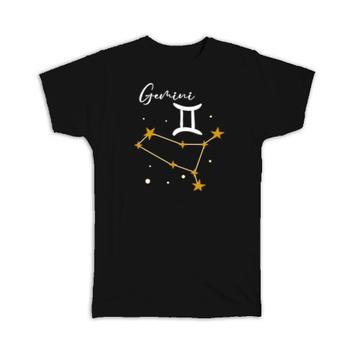 Gemini Constellation : Gift T-Shirt Zodiac Sign Astrology Horoscope Birthday Twins Cute