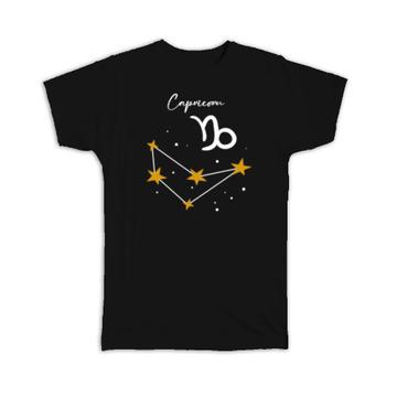 Capricorn Constellation : Gift T-Shirt Zodiac Horoscope Sign Astrology Birthday Friend