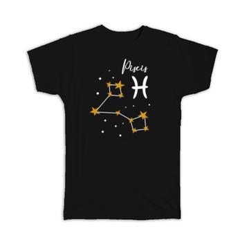 Pisces Constellation : Gift T-Shirt Zodiac Sign Horoscope Astrology Birthday Stars