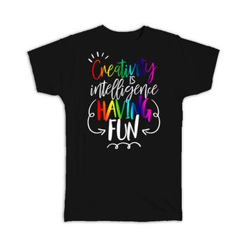 For Creative Person Artist : Gift T-Shirt Creativity Arts Painter Designer Rainbow Colors