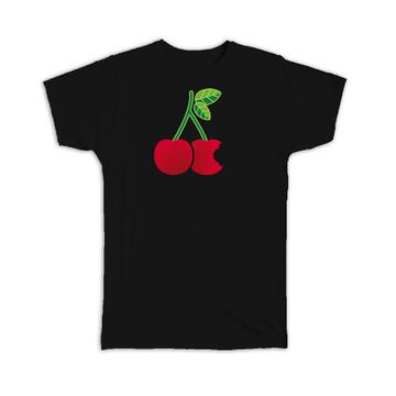 Cherries Cherry : Gift T-Shirt Funny Fruits Berries Berry Best Friend Kitchen Wall Decor