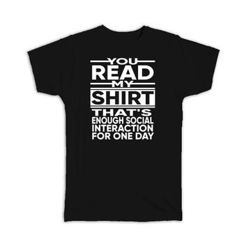 Funny Quote For Introvert : Gift T-Shirt Introverts Social Distancing Humor Poster Nerd