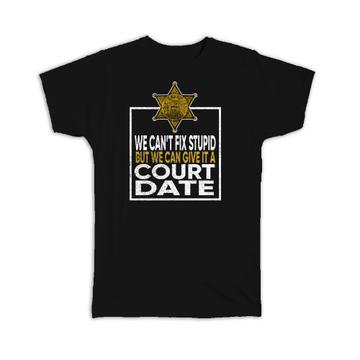 For Policeman Lawyer : Gift T-Shirt Attorney Funny Quote Humor Poster Law Student Print