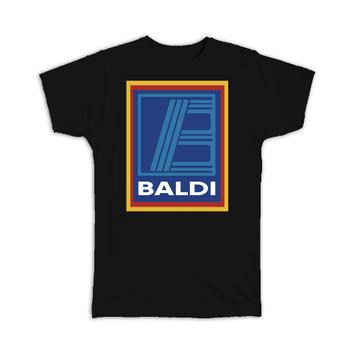 Baldi Art Print : Gift T-Shirt For Him Best Friend Bald Coworker Funny Humor Aldi Old