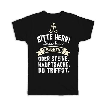 For Coworker Best Friend : Gift T-Shirt German Humor Calm Down Cool Fun Art Print