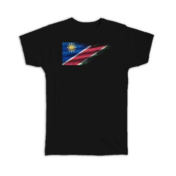 Namibia Flag : Gift T-Shirt Namibian Travel Expat Country Artistic