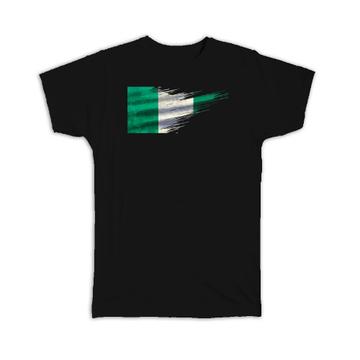 Nigeria Flag : Gift T-Shirt Travel Expat Country Artistic