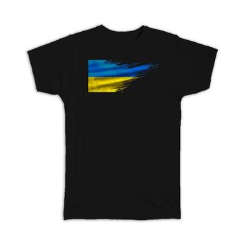 Ukraine Flag : Gift T-Shirt Ukrainian Travel Expat Country Artistic