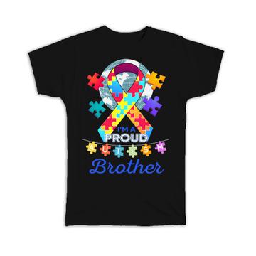 Autism Brother : Gift T-Shirt Proud Awareness Month Family Protection Support