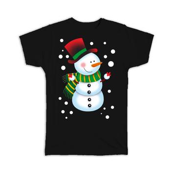Baby Snowman : Gift T-Shirt For Kid Son Daughter Christmas Greetings Cute Sweet Art Winter