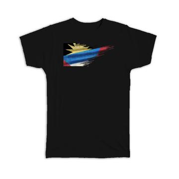 Antigua and Barbuda Flag : Gift T-Shirt Modern Country Expat