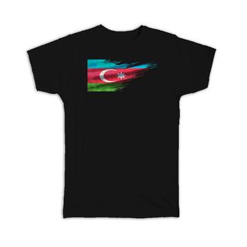 Azerbaijan Flag : Gift T-Shirt Modern Country Expat