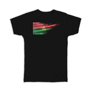 Burkina Faso Flag : Gift T-Shirt Modern Country Expat