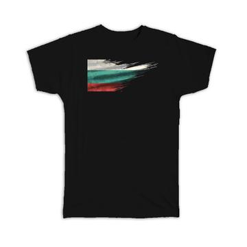 Bulgaria Flag : Gift T-Shirt Modern Country Expat