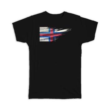 Faroe Islands Flag : Gift T-Shirt Modern Country Expat