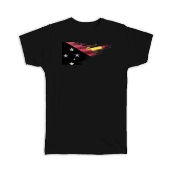 Papua New Guinea Flag : Gift T-Shirt Modern Country Expat