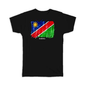 Namibia Flag : Gift T-Shirt Africa Travel Expat Country Watercolor
