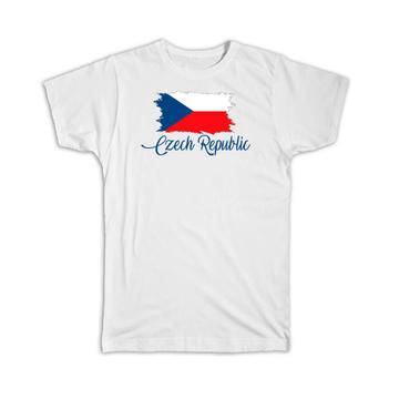 Czech Republic Flag : T-Shirt Gift  Country Expat