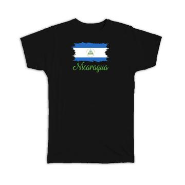 Nicaragua Flag : T-Shirt Gift  Nicaraguan Country Expat