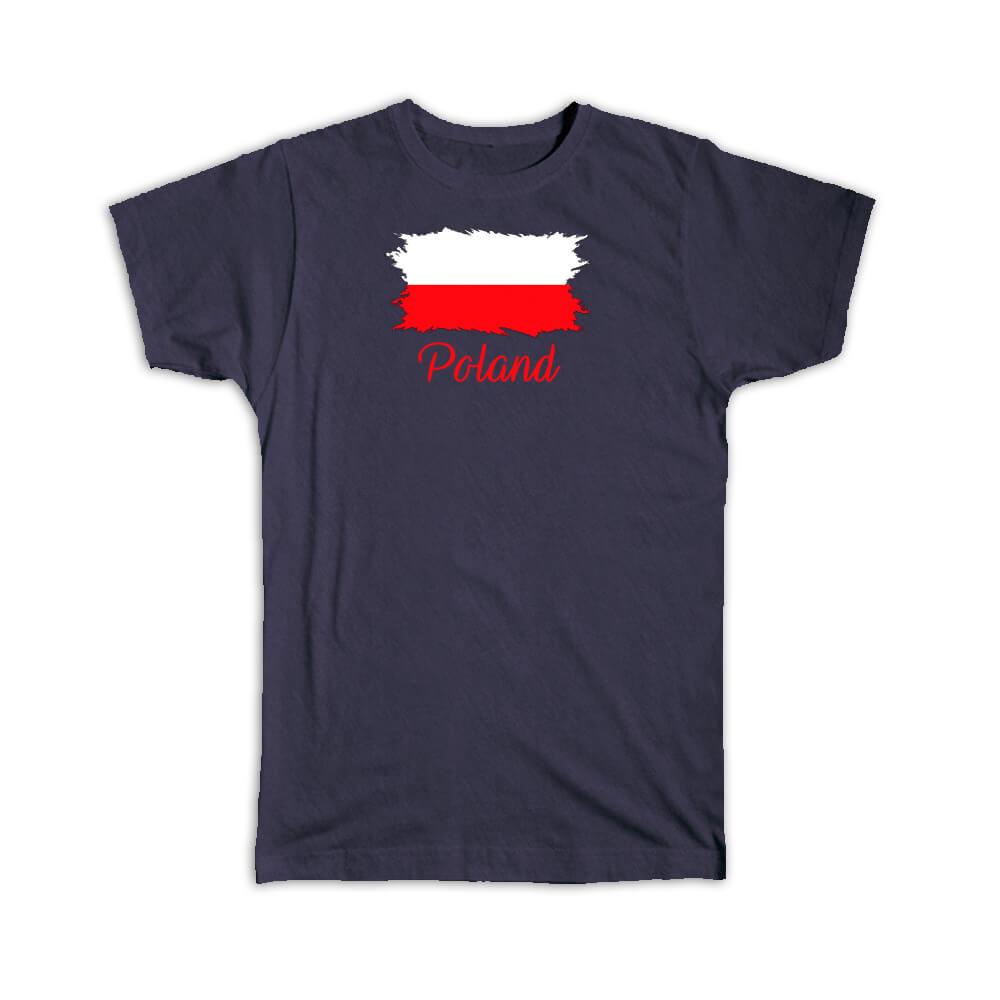 Gift T-Shirt : Poland Flag Polish Country Expat