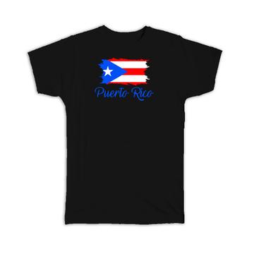 Puerto Rico Flag : T-Shirt Gift  Rican Country Expat