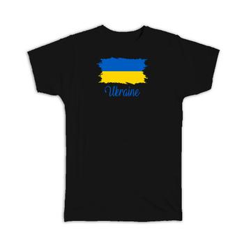 Ukraine Flag : T-Shirt Gift  Ukrainian Country Expat