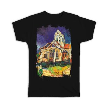 Church at Auvers Vincent Van Gogh : Gift T-Shirt Famous Oil Painting Art Artist Painter