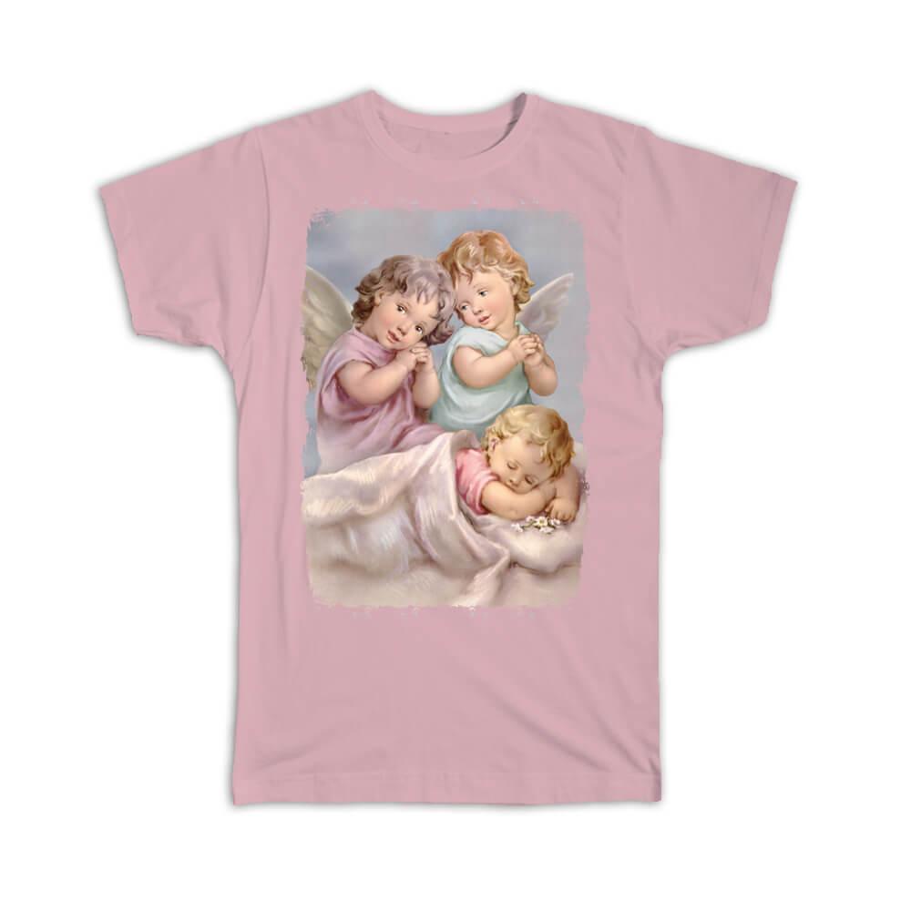 Gift T-Shirt : Victorian Angel Baby Guardian Vintage Retro