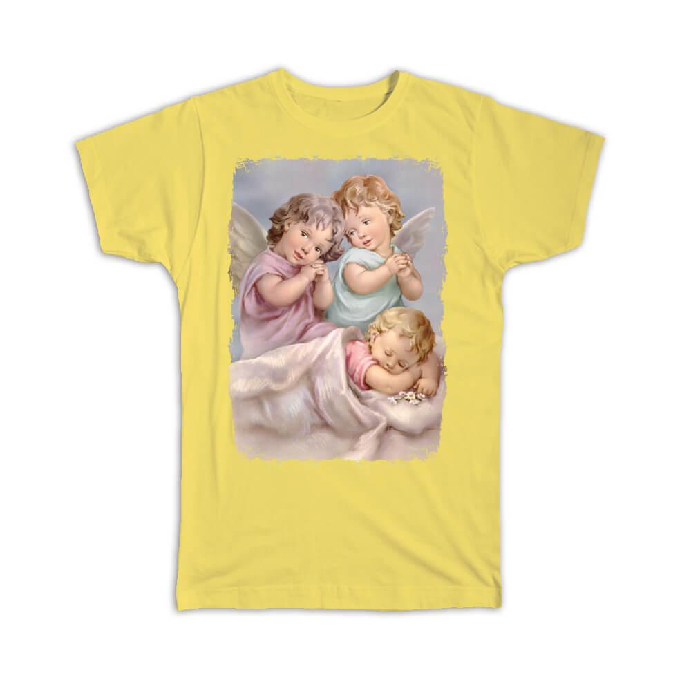 Gift T-Shirt : Victorian Angel Baby Guardian Vintage Retro