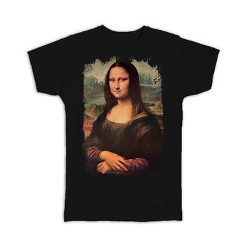 Mona Lisa Leonardo da Vinci Portrait : Gift T-Shirt Famous Oil Painting Art Artist Painter