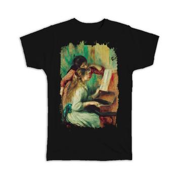 Girls at The Piano Renoir : Gift T-Shirt Famous Oil Painting Art Artist Painter