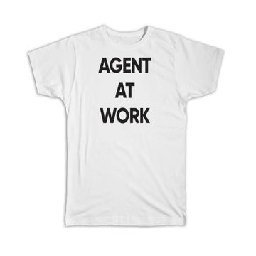 AGENT At Work : Gift T-Shirt Job Profession Office Coworker Christmas