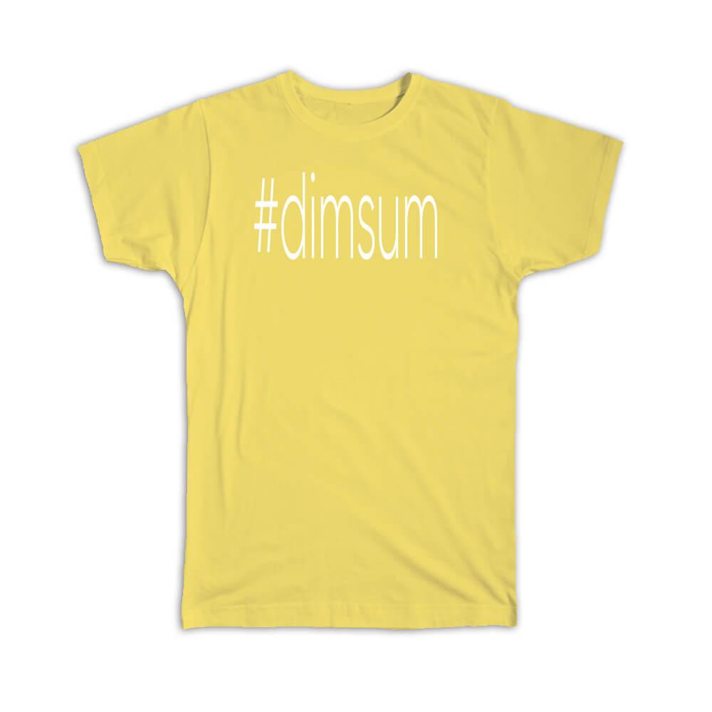 Gift T-Shirt : Hashtag Dimsum Hash Tag Social Media - Picture 10 of 11