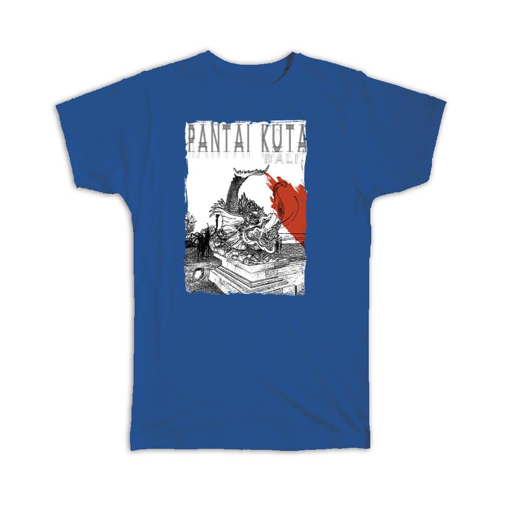 Gift T-Shirt : Bali Pantai Kuta Indonesia Artistic