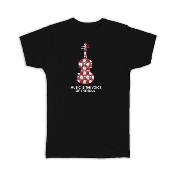 Violin Music is the Voice of Soul : Gift T-Shirt Violinist