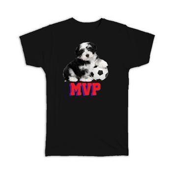 Lhasa MVP Soccer Ball : Gift T-Shirt Dog Puppy Pet Football Player Animal Cute