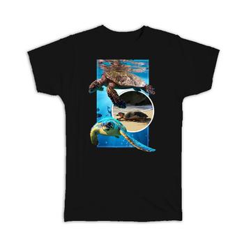 Hawksbill Turtle  : Gift T-Shirt Wild Animals Wildlife Fauna Safari Endangered Species