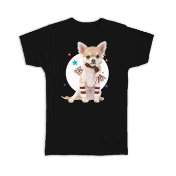 Chihuahua Polka Dots : Gift T-Shirt Cute Sweet Pet Animal Dog Patchwork Winter Puppy
