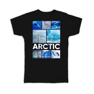 South North Pole Animals Ecosystem : Gift T-Shirt Glacier Melting Polar Bear Penguin Nature