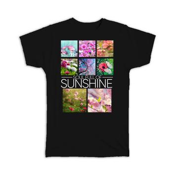 Spring Flowers Field Ecosystem Protection : Gift T-Shirt Cherry Blossom Clover Daisies