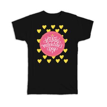 Heart Faux Gold : Gift T-Shirt Happy Valentines Day Love Romantic Girlfriend Wife Boyfriend Husband