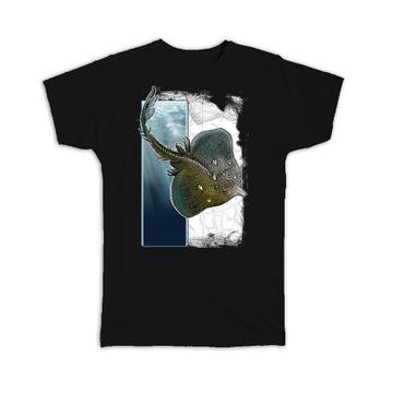 Ray : Gift T-Shirt Maritime Vintage Map Sea Life Marine World Underwater Graphic Elegant